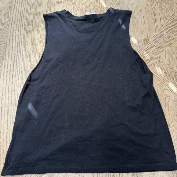 Sadie & Sage Women's Medium Black Rose‎ Embroidered Sleeveless Tank Top - Picture 3 of 9